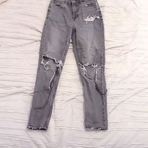 American Eagle grey washed jeans